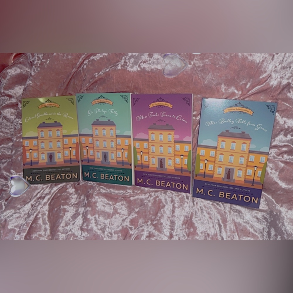 M.C. Beaton Book Set with Colorful Covers
